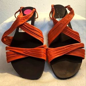 Cole Haan orange sandals